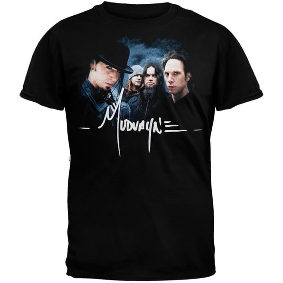 Mudvayne Boys '05 Group Photo Short Sleeve T Shirt