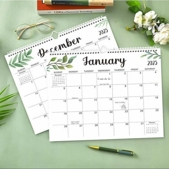 Muecwrye 2025 Calendar, January 2025- Jun 2026, 18-Months, 16.7''X 11.7'' Large Desk/Wall Calendars, 2025 Monthly Planner for Planning and Organizing Your Home,School or Office
