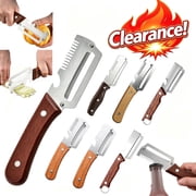 Muecwrye 3Pcs Multi-Functional Peeler, Kitchen Multifunctional Vegetable Peeler, Stainless Steel Peeler, Kitchen Specific Potato Peeler, Ergonomic Wide Handle, Comfortable Grip for Kitchen Use