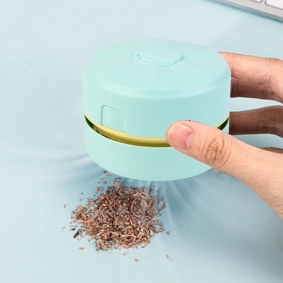 Muecwrye Desk Vacuum Cleaner, Mini Desk Vacuum, Gifts Suitable For Home School Office USB Rechargeable, Portable Mini Table Dust Vaccum Cleaner Crumbs, Piano, Computer, Car Etc