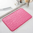 thumbnail image 1 of Muecwrye Memory Foam Bathroom Rugs, Ultra Soft and Absorbent Bath Mat, Embossed Non-Slip Thick Bath Rug for Bathroom Floor, 32"x20",Clearance, 1 of 3