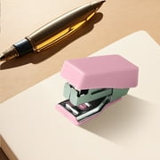 Muecwrye Mini Stapler, Small Stapler With Staples, School Supplies under $1, Macaron Colour Mini Stapler Set, Portable Paper Plier Stapler for Classroom, Office Accessories, Daily Use