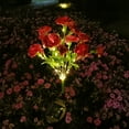 thumbnail image 1 of Muecwrye Solar Flowers Light Outdoor Waterproof, 10 Packs Solar Garden Lights Decorative Larger & More Realistic Led Flower Pathway Lights for Patio Yard Garden Decor Mothers Day Gardening Gifts, 1 of 5