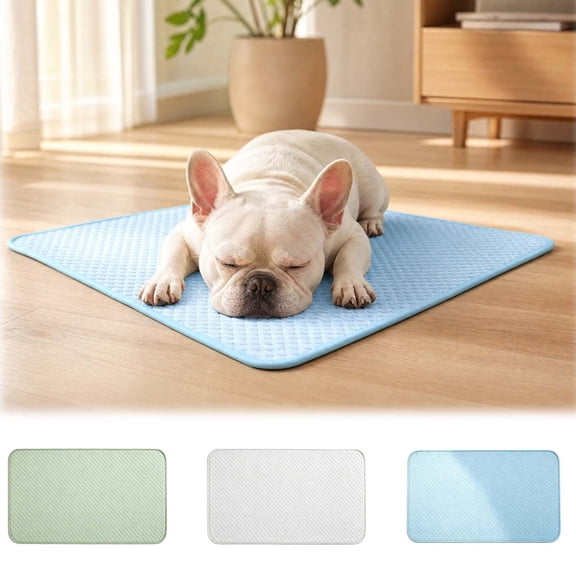 Muecwrye Summer Cooling Mat & Sleeping Pad, Cooling Blanket for Dogs, Pet Cooling Mat for Cats, Cooling Mat, Materials Safe, Easy Carry, EZ Clean, Keep Cooling for Pets, Kids and Adults, 30 x 21 in