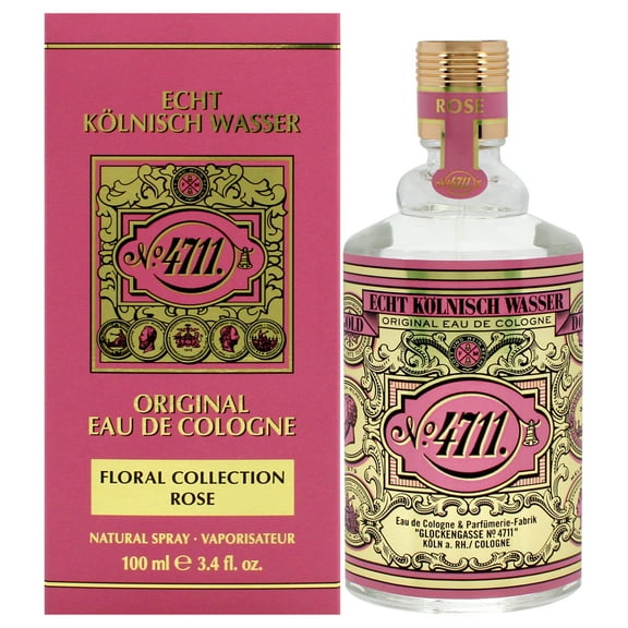 Muelhens 4711 Floral Collection Rose , 3.4 oz EDC Spray