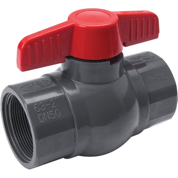 Mueller 107-108 Ball Valve X FPT PVC