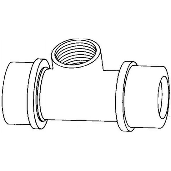 Mueller 162-106 Pvc Compression Tee