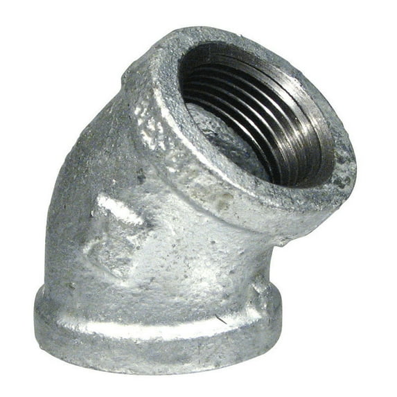 Mueller 4364816 3 in. FIP Each x 3 in. FIP Each Galvanized Malleable Iron Elbow