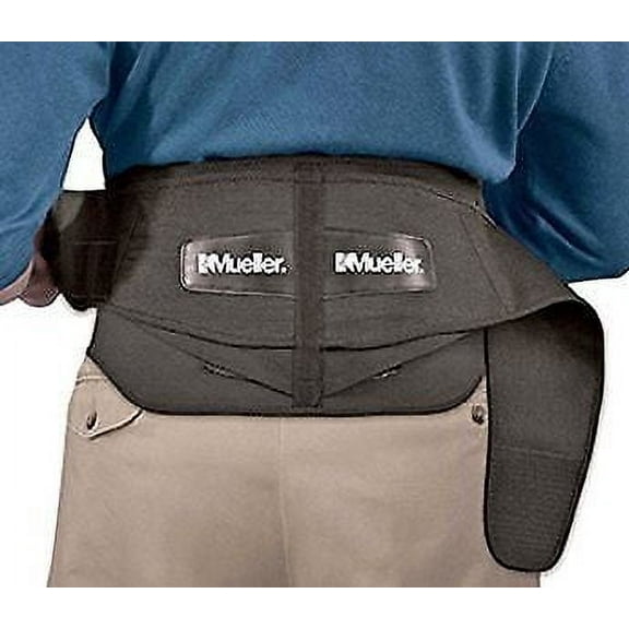 Mueller 64179 Adjustable Back Brace with Removable Pad Fits Waist Size 50"..