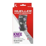 Mueller Adjust-to-Fit Knee Support Brace, Gray, OSFM,