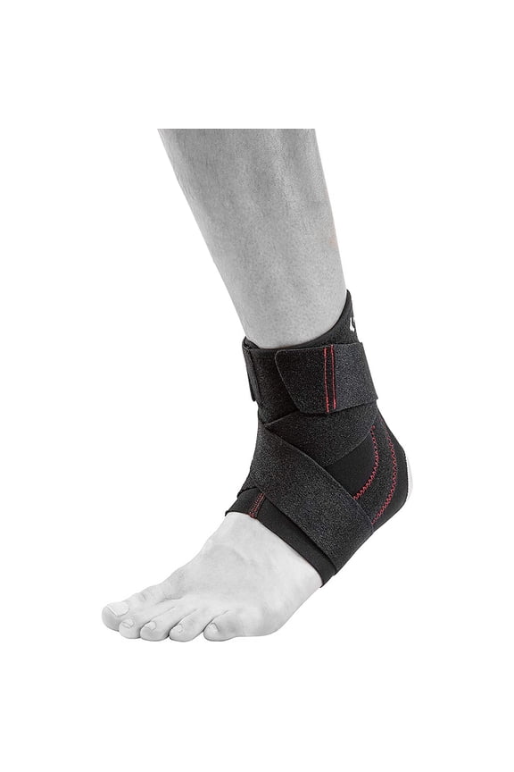 Mueller Adjustable Ankle Stabilizer - Black/Red