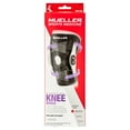 Mueller Adjustable Hinged Knee Brace, Black, One Size Fits Most