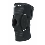 Mueller Adjustable Hinged Knee Brace, Black, One Size Fits Most