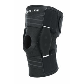 Mueller Adjustable Hinged Knee Brace, Black, One Size Fits Most