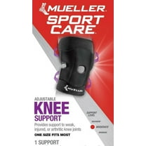 Mueller Adjustable Knee Support, OSFM, Black