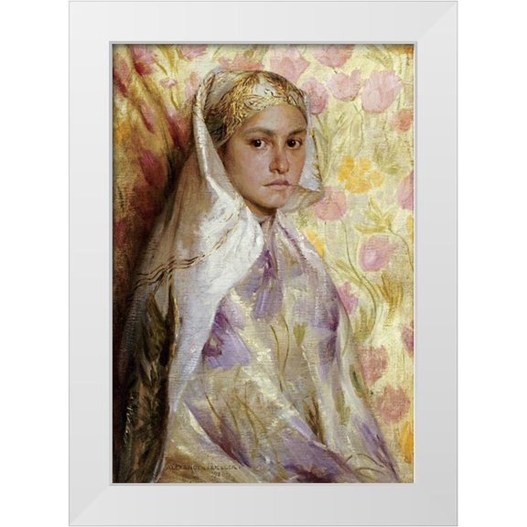 Mueller, Alexander 18x24 White Modern Wood Framed Museum Art Print Titled - Eastern Souvenir
