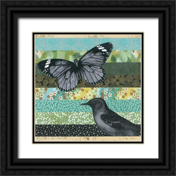Mueller, Andrea 20x20 Black Ornate Wood Framed with Double Matting Museum Art Print Titled - Bookplate II
