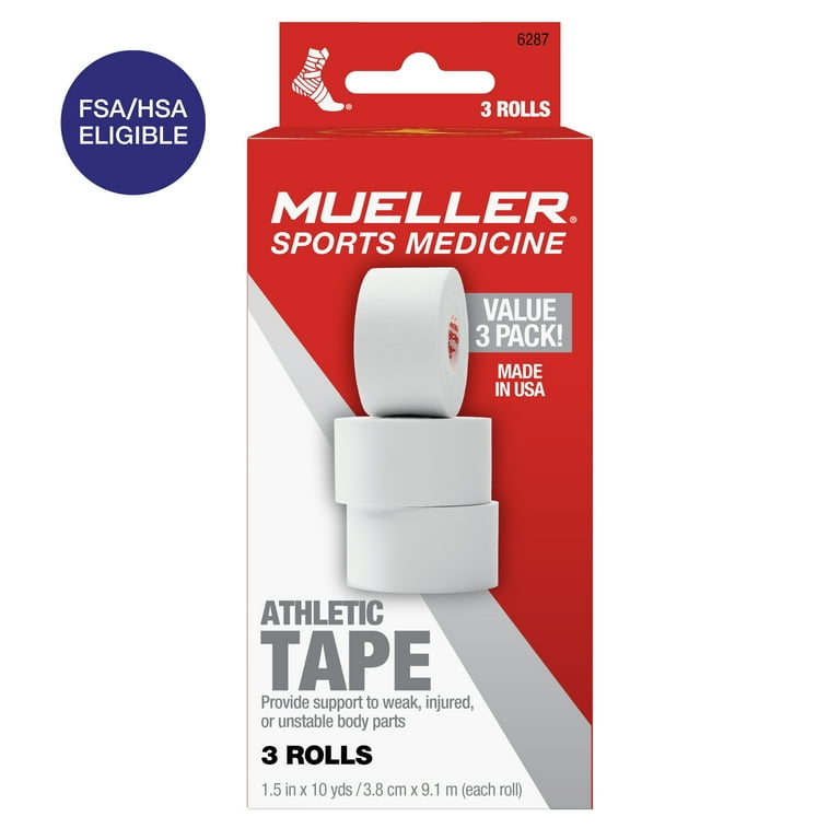 【冬バーゲン★】 count 3 Pack, Value Rolls Tape Athletic Mueller (1.5 10 x in 救急・応急用具