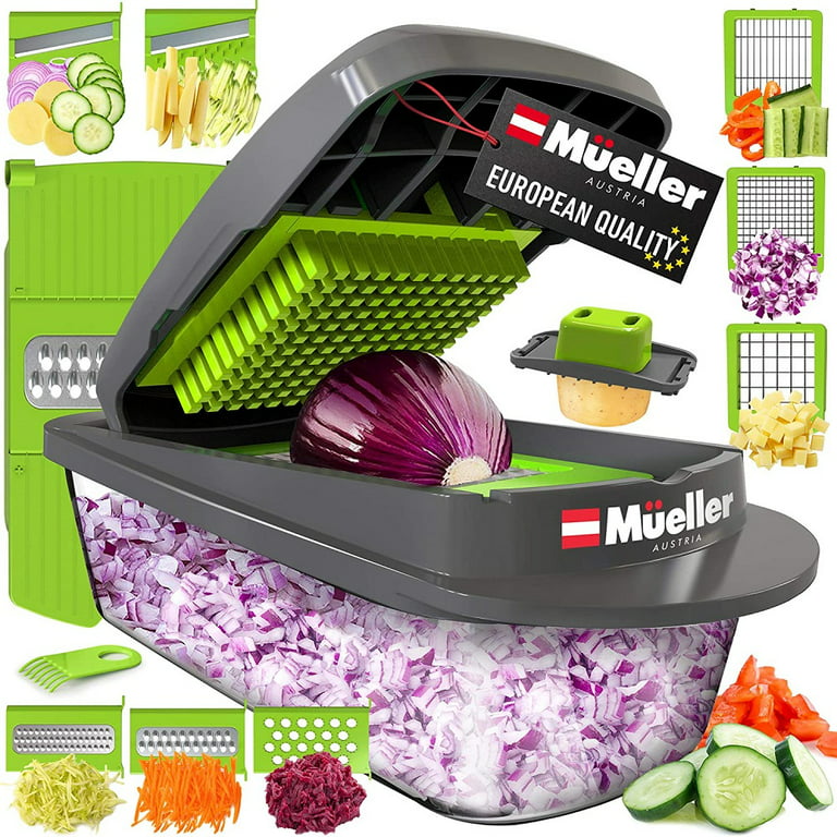 Fullstar Vegetable Chopper, Cheese Slicer, Food Chopper, Veggie Chopper,  Onion Chopper, Vegetable Chopper with Container, Mandoline Slicer & Cheese