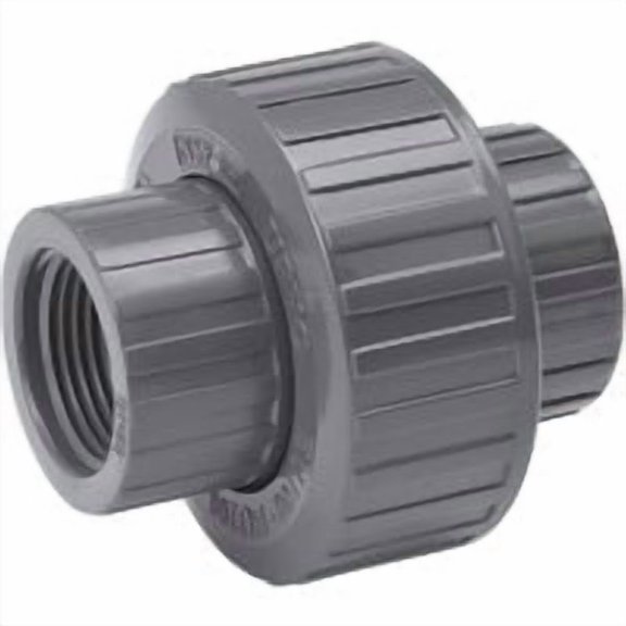Mueller/ B&K PVC Gray Threaded Union, Case of 6
