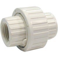 Mueller/ B&K PVC White Threaded Union - Pack of 10