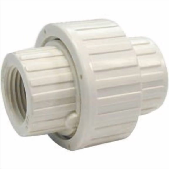 Mueller/ B&K PVC White Threaded Union - Pack of 10