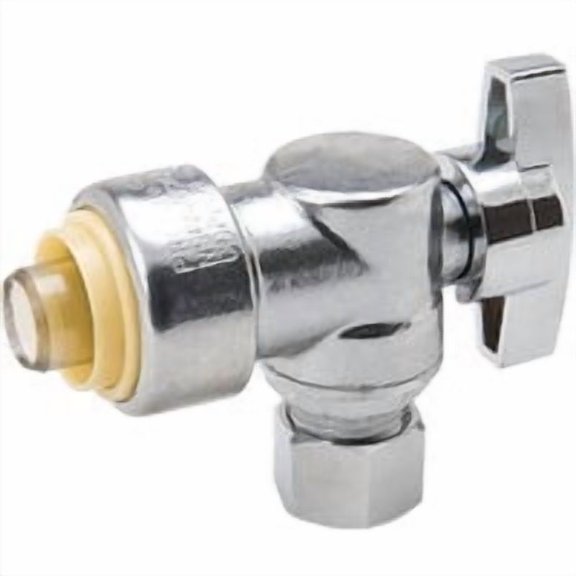Mueller/ B&K ProLine Brass Push Fit Angle Valve - Pack of 24
