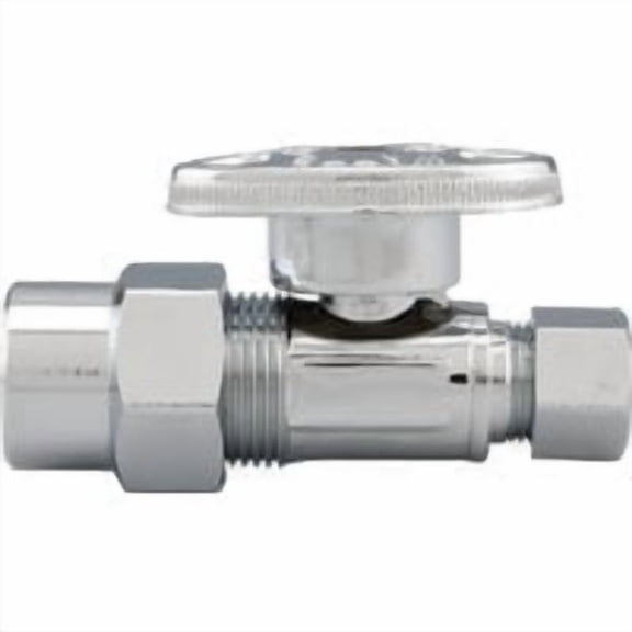 Mueller/ B&K ProLine Quarter Turn CPVC X Compression Stop Straight Valve - Pack of 24