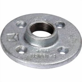 Mueller/ B&K Southland Galvanized Floor Flange - Pack of 2 Jobsite Supply Pack