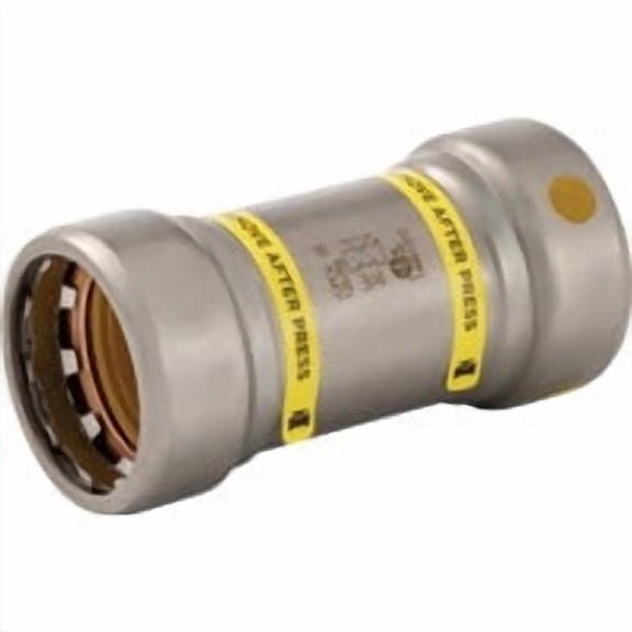 Mueller/ B&K Streamline Press Carbon Steel No-Stop Coupling - Pack of 6 Everyday Supply Pack