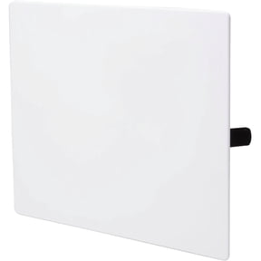 Mueller Durable Doors with Access Panel, Plastic White, 10 x 10 Inches
