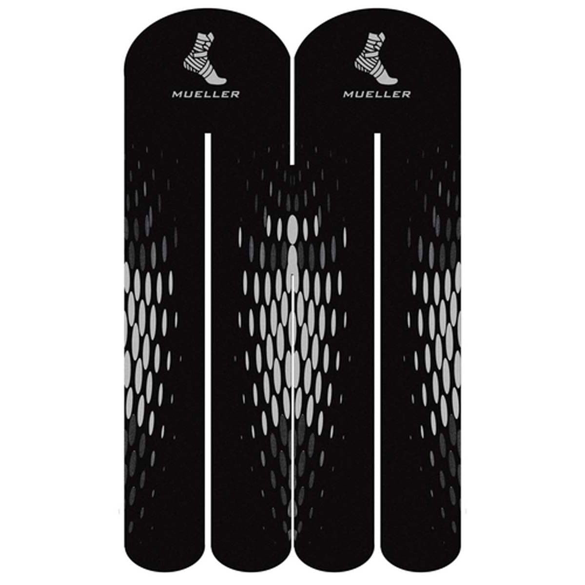 驚きの安さ Mueller EasyFit Kinesiology Tape Pre-Cut, Black, Neck, 3 スポーツケア用品