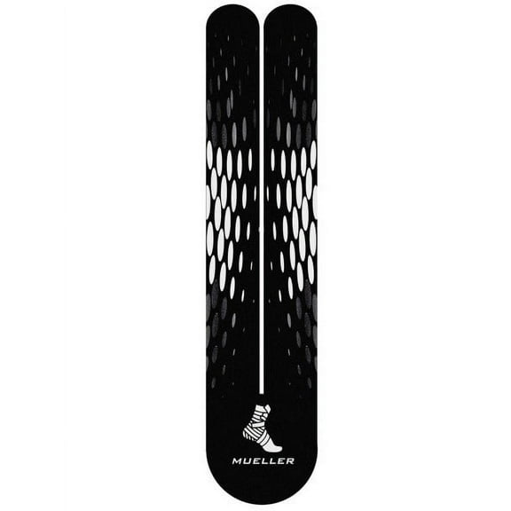 Mueller EasyFit Kinesiology Tape Pre-Cut, Black, Y Pattern, 6 Applications