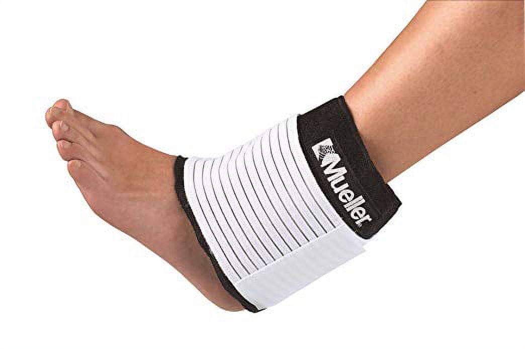 Mueller Elastic Cold/Hot Wrap, Black, Includes 6" x 9" Reusable Cold/Hot Pack