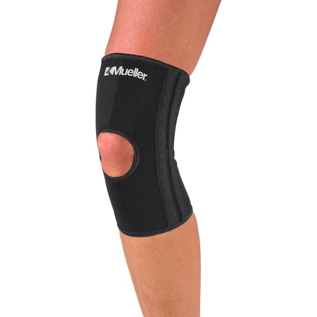 Mueller Elastic Knee Stabilizer, Black, Small/Medium