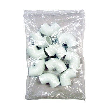 Charlotte Pipe Elbow 90 Degree - White PVC Schedule 40 - 1/2 In