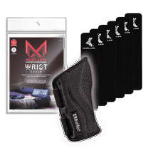 Mueller Esports Fitted Wrist Brace, Left, OSFM, Black
