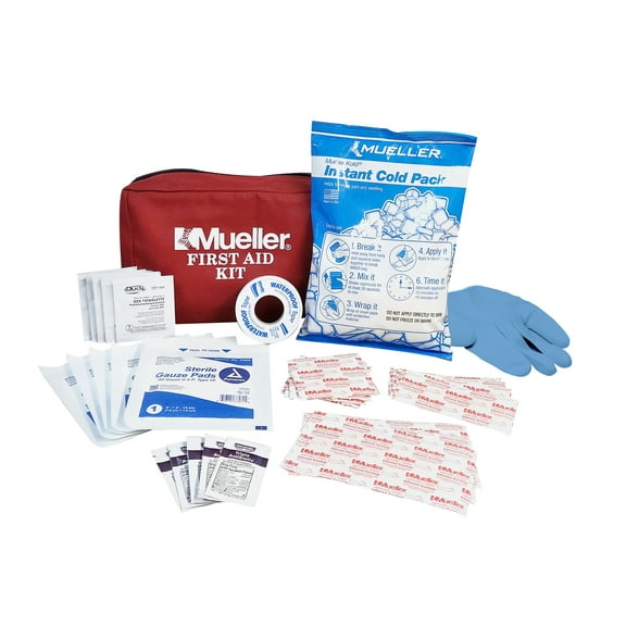 Mueller FirstAid Sports Medicine Kit - Red