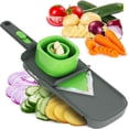 thumbnail image 1 of Mueller Handheld Vegetable V Slicer Salad Utensil, Perfect for Salad Zucchini Carrots Onions and All Vegetables, Make Low Carb/Paleo/Gluten-Free Meals, Adjustable Thickness, 1 of 8