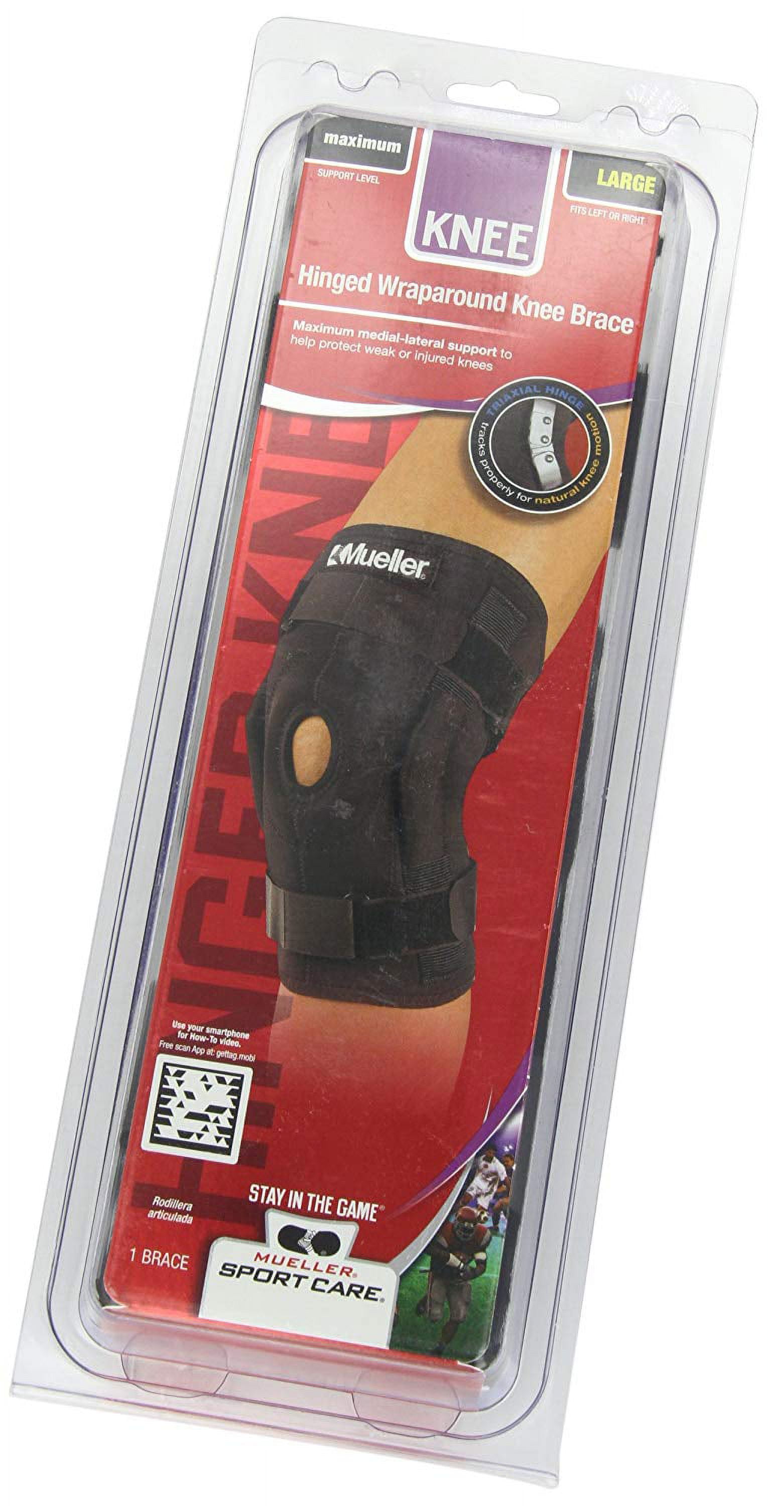 Mueller High Performance Hinged Knee Brace 2333L LG