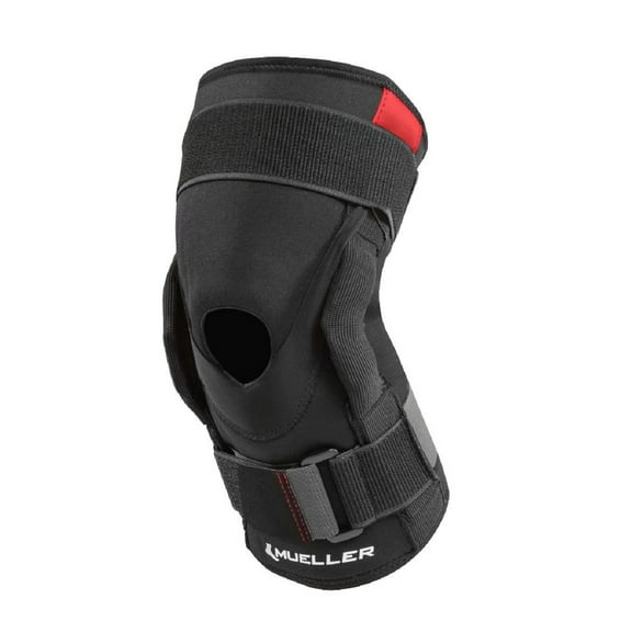 Mueller Hinged Knee Brace, Black, Large