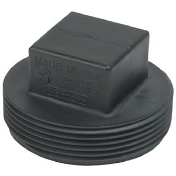 Mueller Industries 02939H ABS & DWV Plug- Male Pipe Thread - 2 in