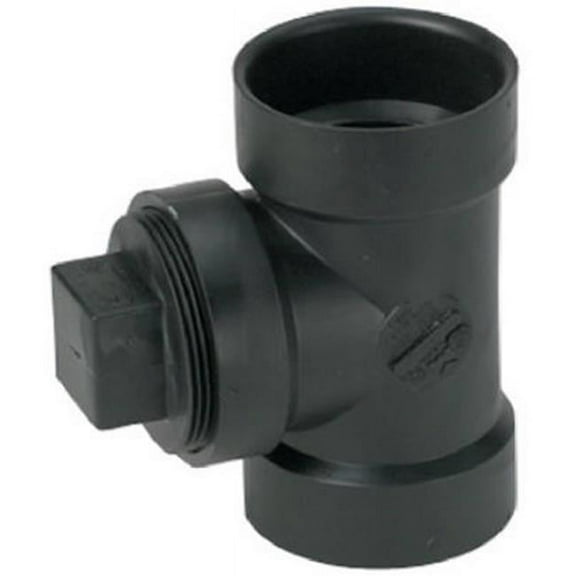 Mueller Industries 02999H 3 in. Black Clean Out Tee With Plug