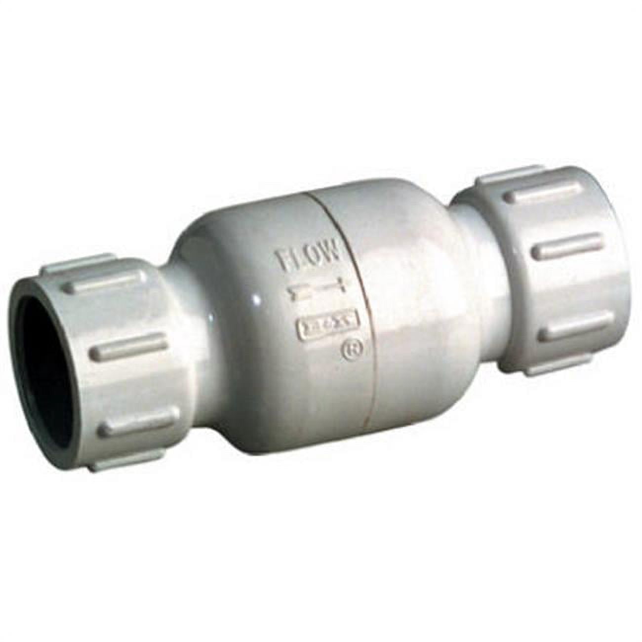 Mueller Industries 101-105 1 in. White Schedule 40 PVC Check Valve