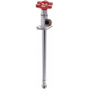 Mueller Industries Sillcock Stop Valve - Heavy Duty Frost Free - 12" Silver   Standard Mounting Hardware, Drop-In Replacement