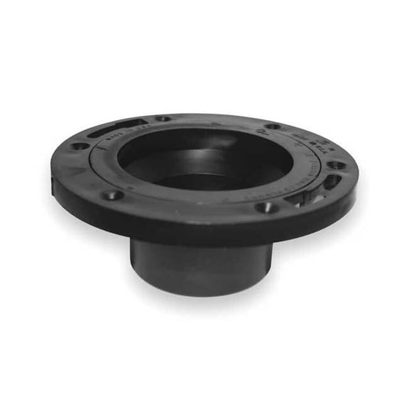 Mueller Industries Adjustable Toilet Flange, Plastic 02252