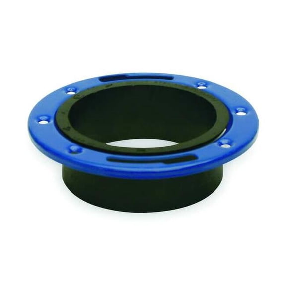 Mueller Industries Adj. Closet Flange w/ Metal Ring 4x3", Size: 4" x 3" 1WHR5