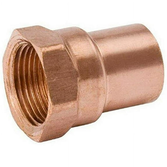 Mueller Industries W 61230 .5 x .75 in. Female Pipe Thread Copper Adapter