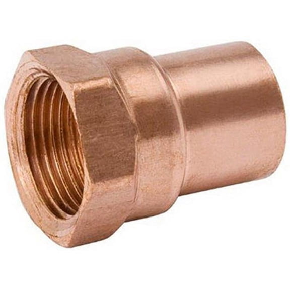 Mueller Industries W 61263 1 in. Female Pipe Thread Copper Adapter