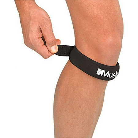 Mueller Jumpers Knee Strap - Black Support Brace for Knee Pain Relief